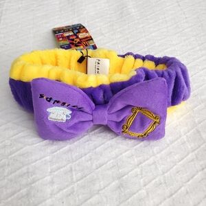 "FRIENDS" Face Wash Routine Microfibre Oversized Bow Headband